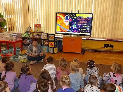 Zdjęcie poglądowe ze spotkania w ramach książko ratuj