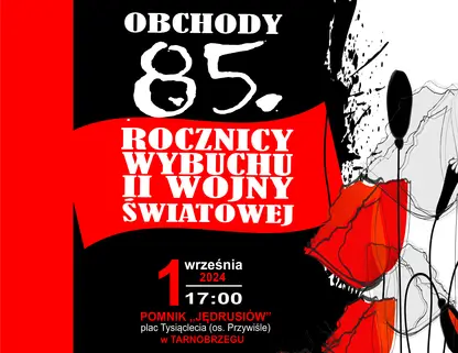 Plakat z rocznicy wybuchu II Wojny Światowej