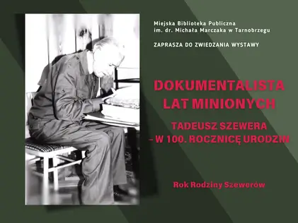 Plakat z zaproszeniem na wystawę - Szewera